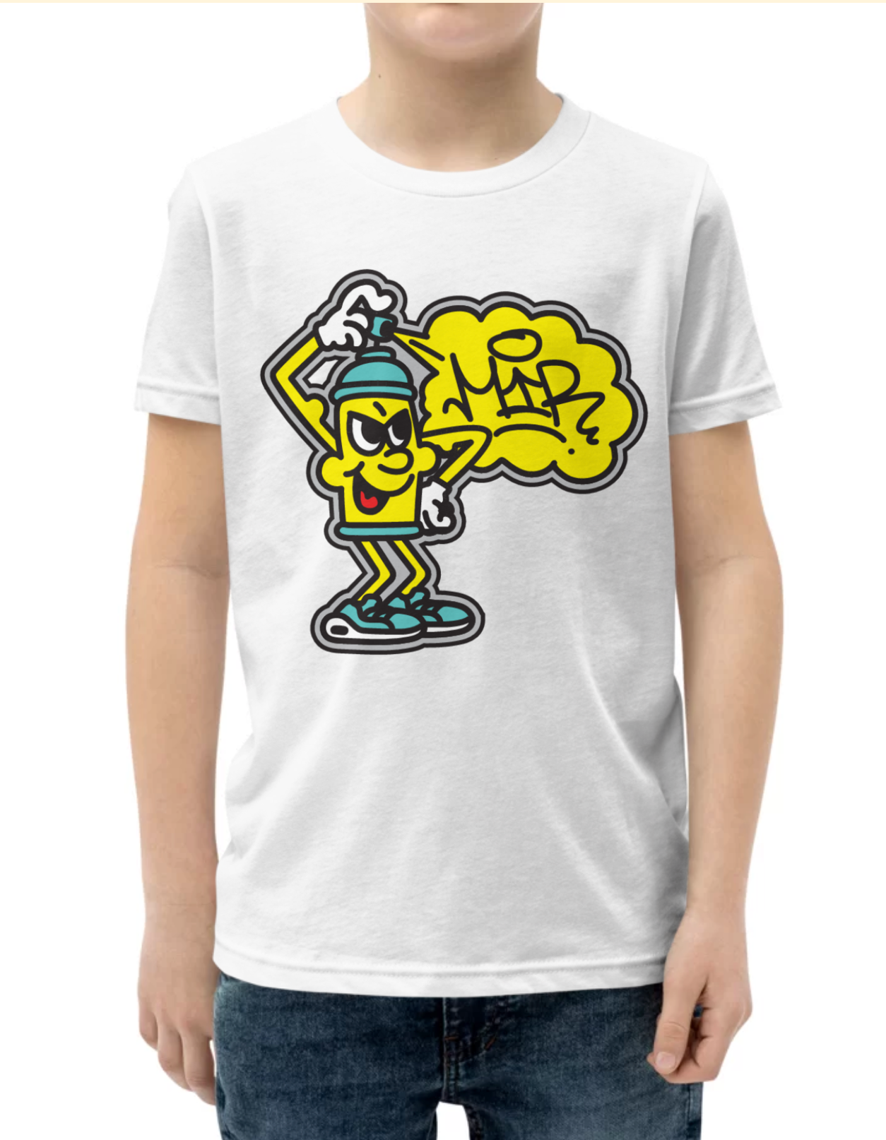 #005 - Mir - Spraycan - Youth Unisex Short Sleeve T-Shirt