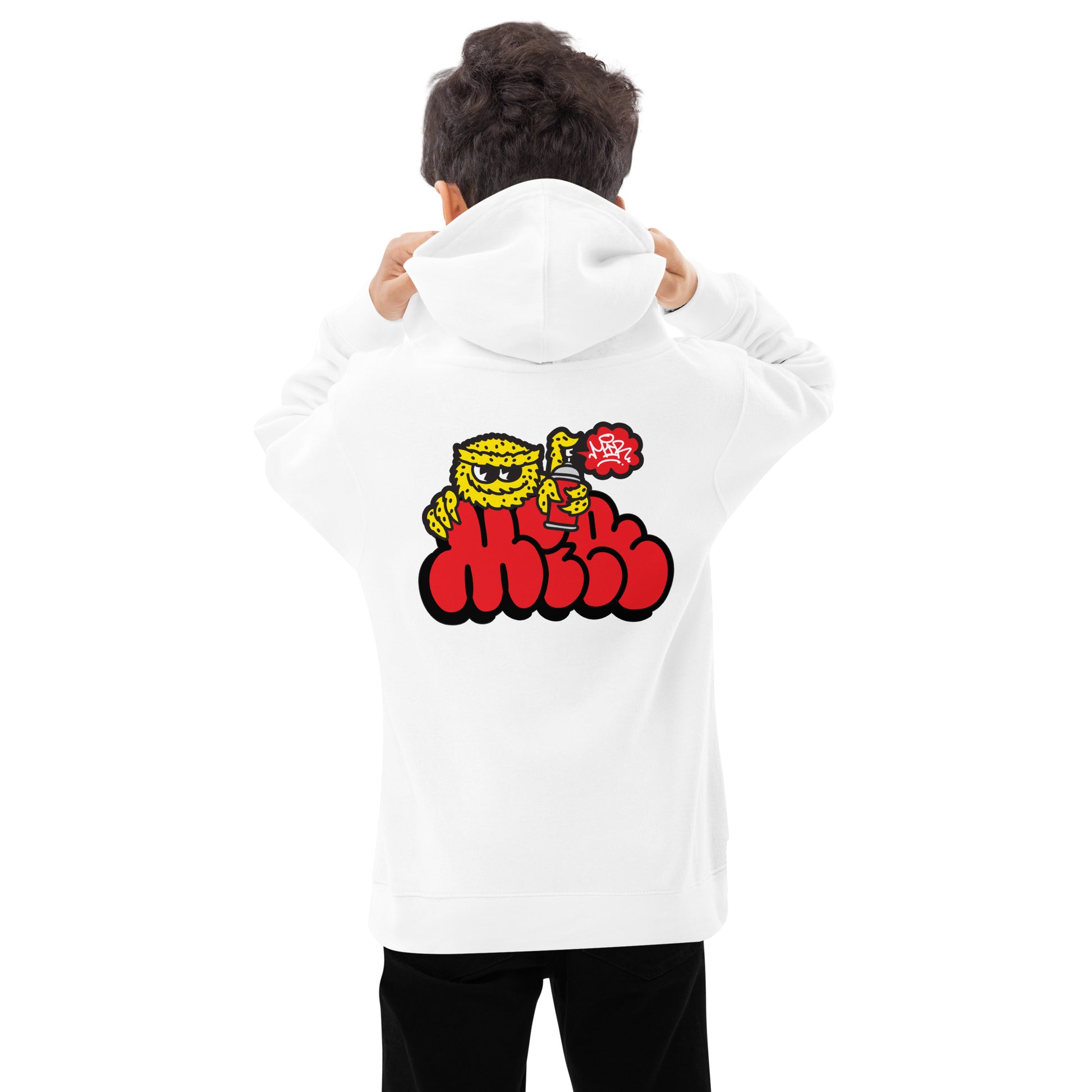Printed – front Monstermir - hoodie back 001 - - Kids Mir and